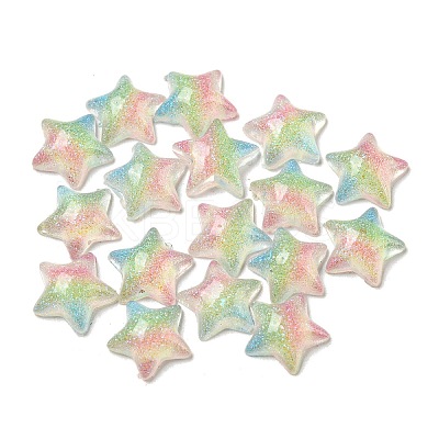 Luminous Transparent Resin Decoden Cabochons RESI-D013-13-1