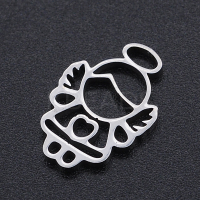 Non-Tarnish 201 Stainless Steel Laser Cut Pendants STAS-S105-T888-1-1