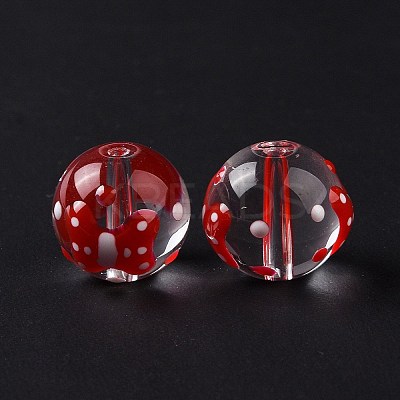 Transparent Glass Beads LAMP-B021-03A-03-1