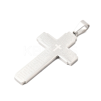 304 Stainless Steel Pendants STAS-P441-04P-1