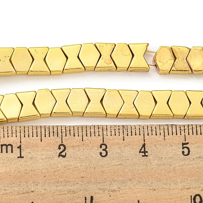 Electroplated Synthetic Non-magnetic Hematite Beads Strands G-C136-A01-03-1