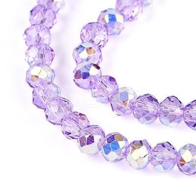 Transparent Glass Beads Strands LS-EGLA-N016-3mm-03-1