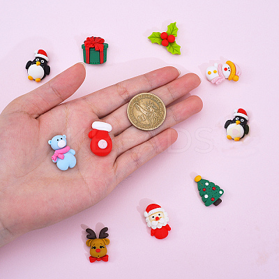 22Pcs 11 Style Resin Cabochons RESI-CJ0001-162-1