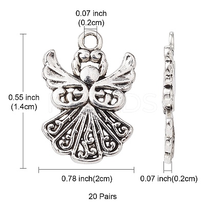 Tibetan Style Alloy Pendants TIBEP-YW0001-51-1