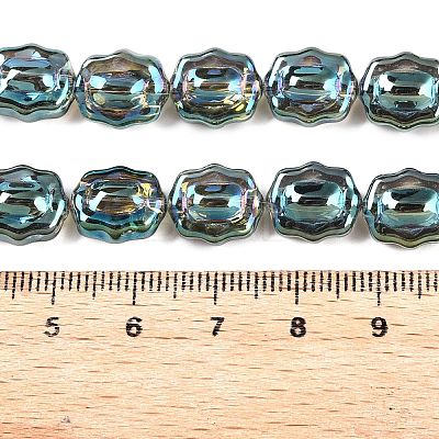 Electroplate Glass Beads Strands EGLA-T021-05F-1