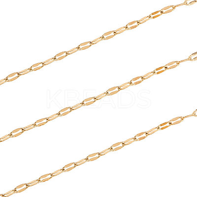 304 Stainless Steel Dapped Chains CHS-CJC0001-04G-1