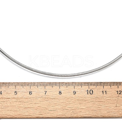 Non-Tarnish Casual Style 304 Stainless Steel Choker Necklaces STAS-O037-02P-1