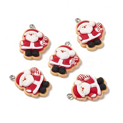 Christmas Theme Opaque Resin Pendants LS-X-FIND-E025-03-1