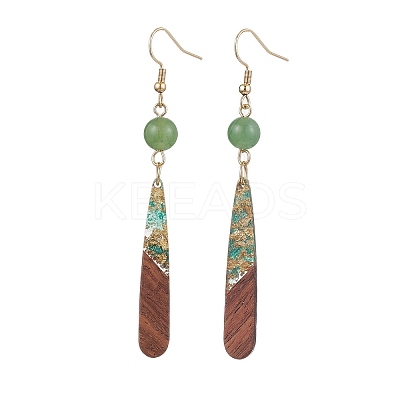 304 Stainless Steel Dangel Earrings EJEW-JE06029-S-1