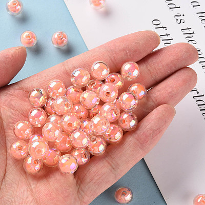Transparent Acrylic Beads X-TACR-S152-15B-SS2109-1