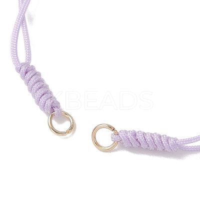 6Pcs 6 Colors Braided Nylon Cord Bracelet Making AJEW-JB01571-1