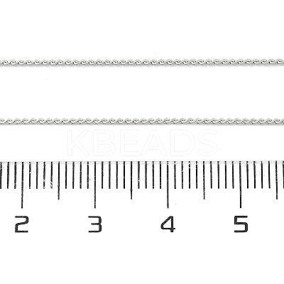 Non-Tarnish 304 Stainless Steel Serpentine Chain Necklace for Men Women NJEW-G076-01B-P-1