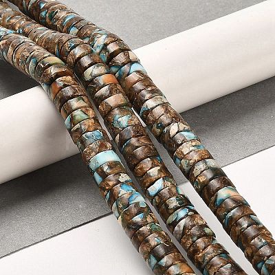 Synthetic Regalite/Imperial Jasper/Sea Sediment Jasper Beads Strands G-F765-N01-03-1