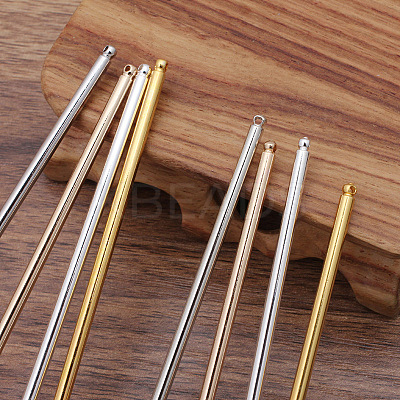 Iron Hair Stick Findings OHAR-PW0001-258S-1