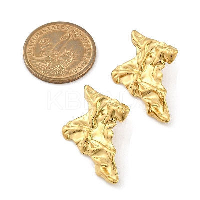 304 Stainless Steel Stud Earrings For Women LS-EJEW-B113-01G-02-1