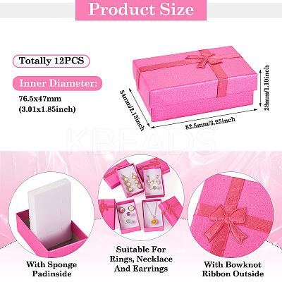 Cardboard Jewelry Storage Gift Boxes for Earrings Rings LS-CON-TAC0004-14-1