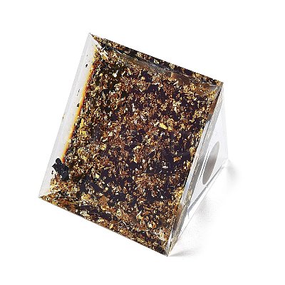Orgonite Pyramid Resin Energy Generators DJEW-D013-01A-1
