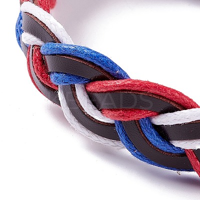 Leather Cord Bracelets Set for Men Women LS-BJEW-C005-02B-1