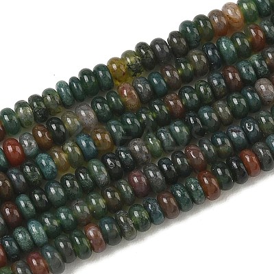 Natural Indian Agate Beads Strands G-N0173-04-2x4mm-1