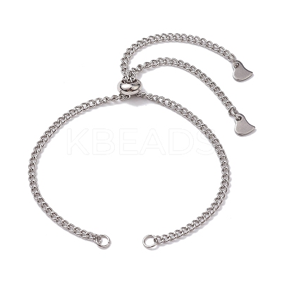 Non-Tarnish 304 Stainless Steel Chain Bracelet Making AJEW-JB01210-02-1