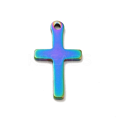 Ion Plating(IP) 201 Stainless Steel Pendants STAS-E176-02M-1