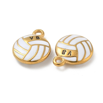 Ion Plating(IP) 304 Stainless Steel Pendants STAS-R008-09G-02-1