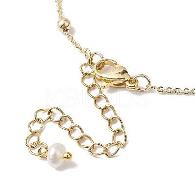 Soldered Brass Cable Chains Anklet AJEW-AN00574-1