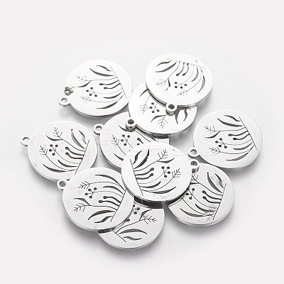 Non-Tarnish 201 Stainless Steel Pendants LS-STAS-Q201-T499-1