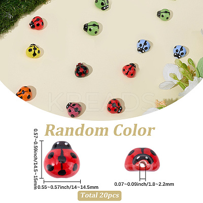 20Pcs Handmade Porcelain Beads PORC-SC0001-57-1