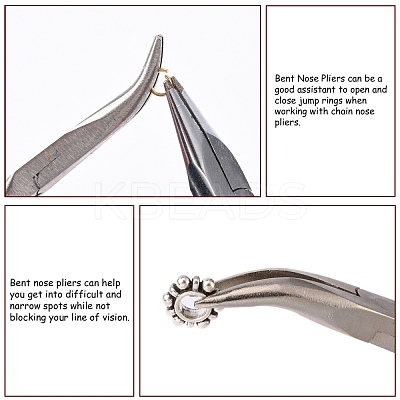 Carbon Steel Jewelry Pliers for Jewelry Making Supplies P008Y-1