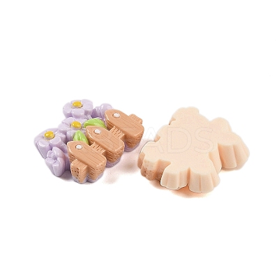 Opaque Resin Decoden Cabochons CRES-M033-03-1