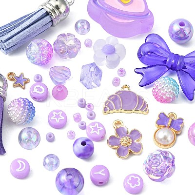 DIY Flower Bracelet Making Kit DIY-FS0002-97-1