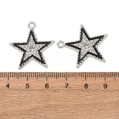 Alloy Enamel Pendants FIND-K030-17D-P-1