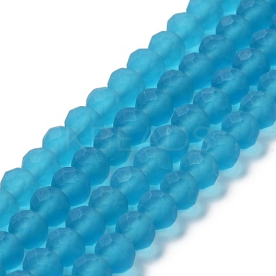 Transparent Glass Beads Strands EGLA-A034-T2mm-MD27-1
