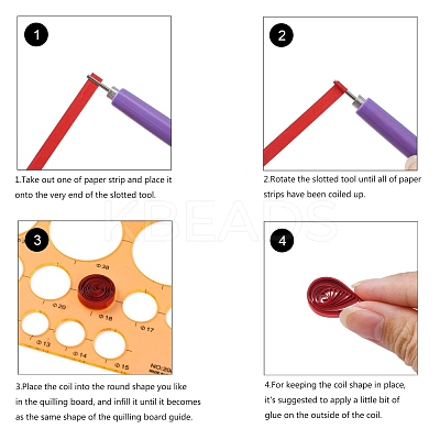 Quilling Paper Strips DIY-J001-3mm-B31-1