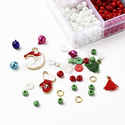 DIY Christmas Themed Jewelry Making Kits DIY-YW0002-78-1