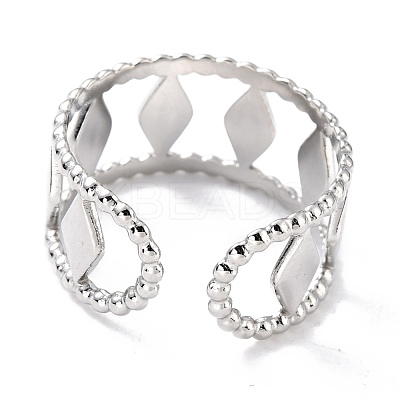 Non-Tarnish 304 Stainless Steel Finger Rings X-RJEW-L102-13P-1