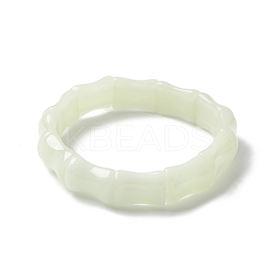 Handmade Lampwork Beaded Stretch Bracelets for Men Women BJEW-G738-03-1