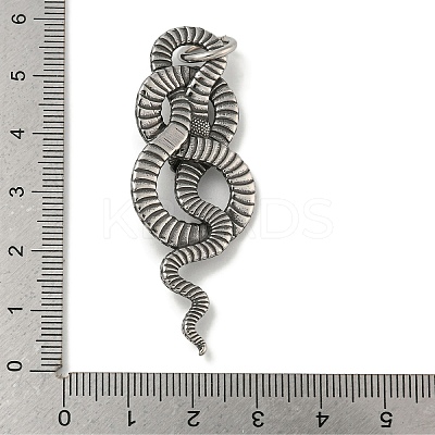 316 Surgical Stainless Steel Pendants STAS-Z073-70AS-02-1