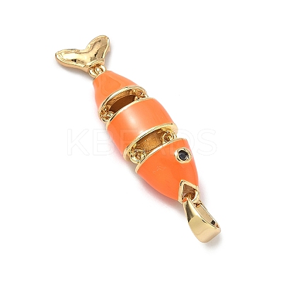 Brass Micro Pave Cubic Zirconia Pendants KK-H255-01C-G03-1