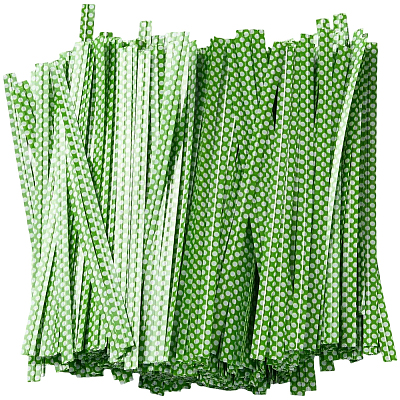 500Pcs Polka Dot PET Plastic Wire Twist Ties FIND-WH20005-40D-1