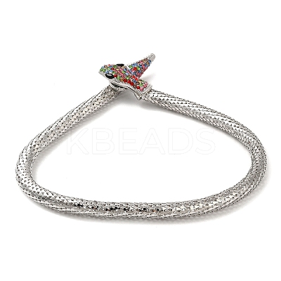 Alloy Popcorn Chain Necklaces NJEW-Z020-01D-P-1