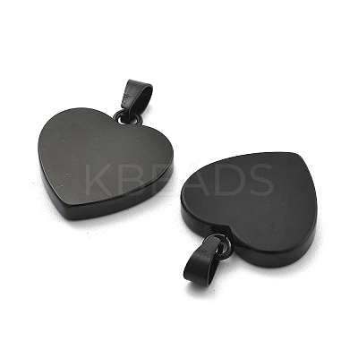 Ion Plating(IP) Fashionable 304 Stainless Steel Stamping Blank Tag Pendants STAS-J002B-01B-1