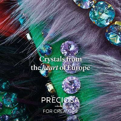 Preciosa® MAXIMA Crystal Fancy Stones Y-PRC-FC12-90100-1