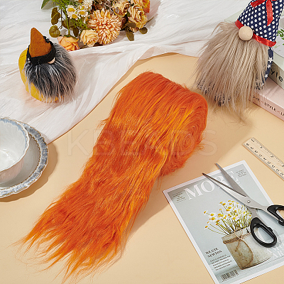 Polyester Top for Diy Hand-Decorated Artificial Wool Strip Accessories FIND-WH0170-32D-1