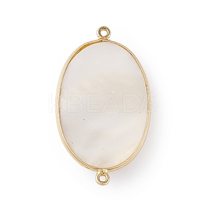 Natural Shell Connector Charms SSHEL-G028-01B-G-1