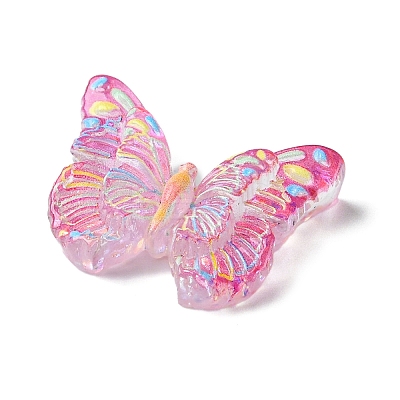 Spray Painted Resin Decoden Cabochons RESI-C045-07E-1