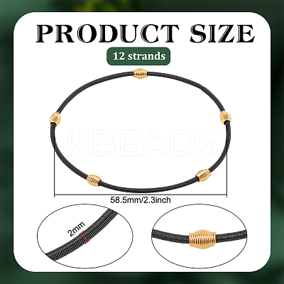 12Pcs Spring Bracelets Set BJEW-BC0001-13EB-1