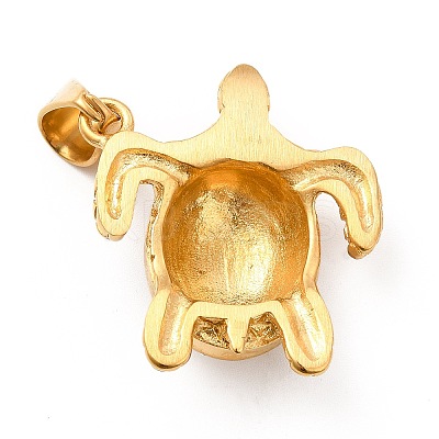 304 Stainless Steel Pendants STAS-K243-09G-1