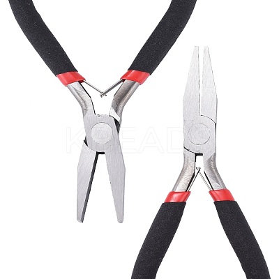 Carbon Steel Flat Nose Pliers for Jewelry Making Supplies P019Y-1